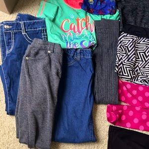 17 ITEMS! 90% little girl clothes 1 little boy Spider-Man pants